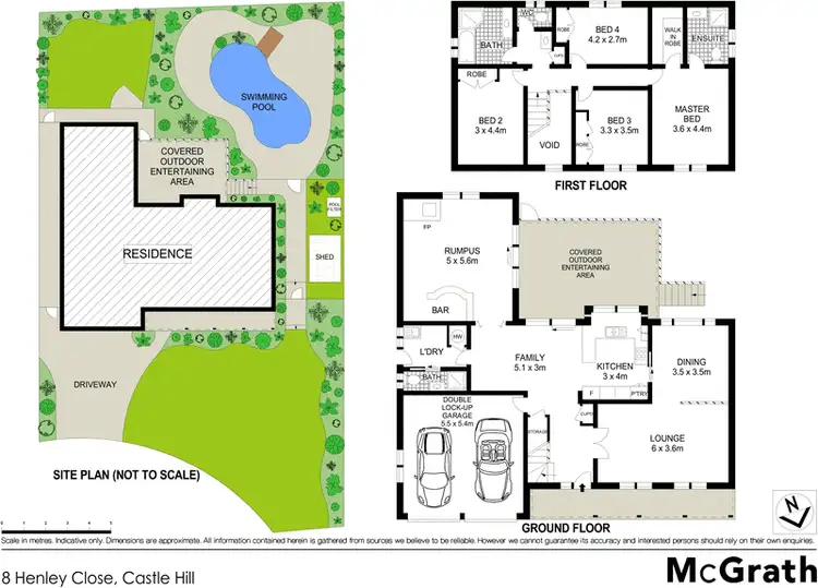 Floorplan of Homely house listing, 8 Henley Close, Castle Hill NSW 2154