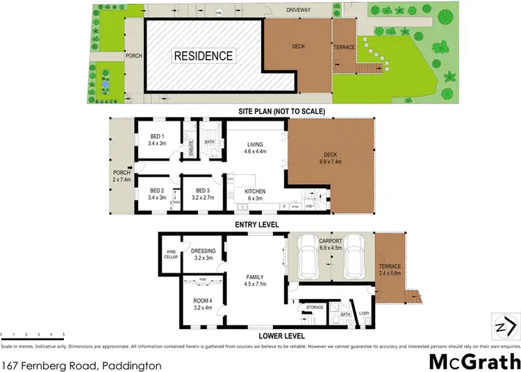 Floorplan of Homely house listing, 167 Fernberg Road, Paddington QLD 4064
