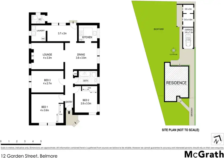 Floorplan of Homely house listing, 12 Garden Street, Belmore NSW 2192
