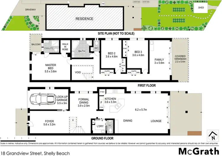 Floorplan of Homely townhouse listing, 18 Grandview Street, Shelly Beach NSW 2261