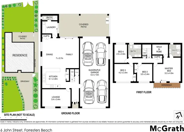 Floorplan of Homely house listing, 6 John Street, Forresters Beach NSW 2260