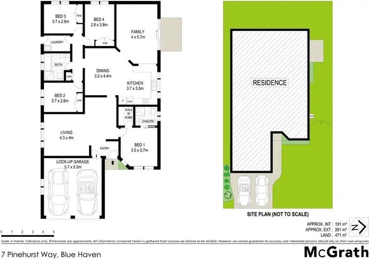 Floorplan of Homely house listing, 7 Pinehurst Way, Blue Haven NSW 2262