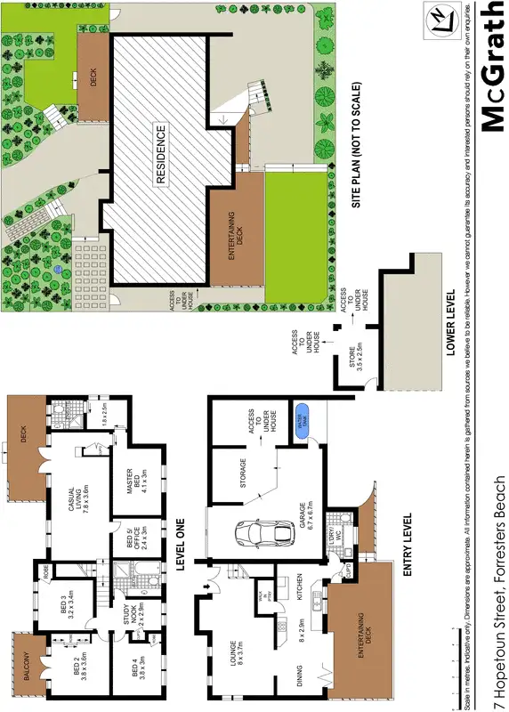 Floorplan of Homely house listing, 7 Hopetoun Street, Forresters Beach NSW 2260