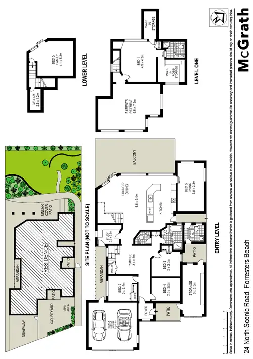 Floorplan of Homely house listing, 24 North Scenic Road, Forresters Beach NSW 2260