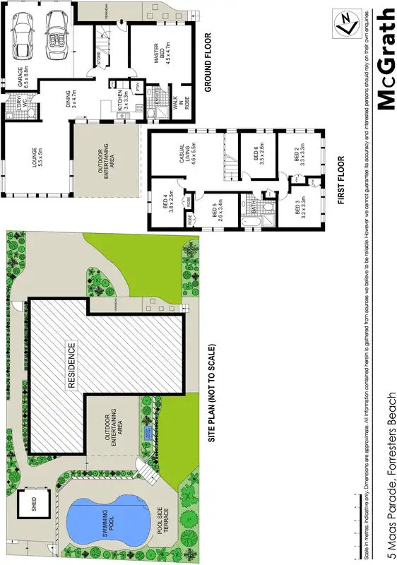 Floorplan of Homely house listing, 5 Maas Parade, Forresters Beach NSW 2260