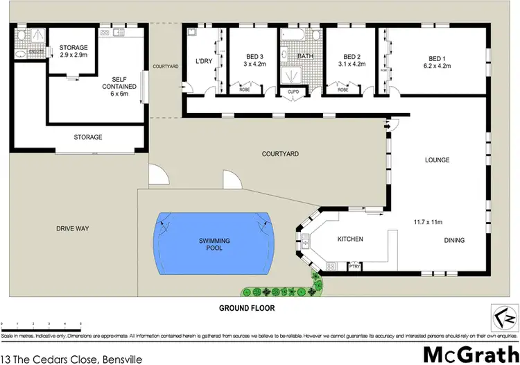 Floorplan of Homely house listing, 13 The Cedars Close, Bensville NSW 2251