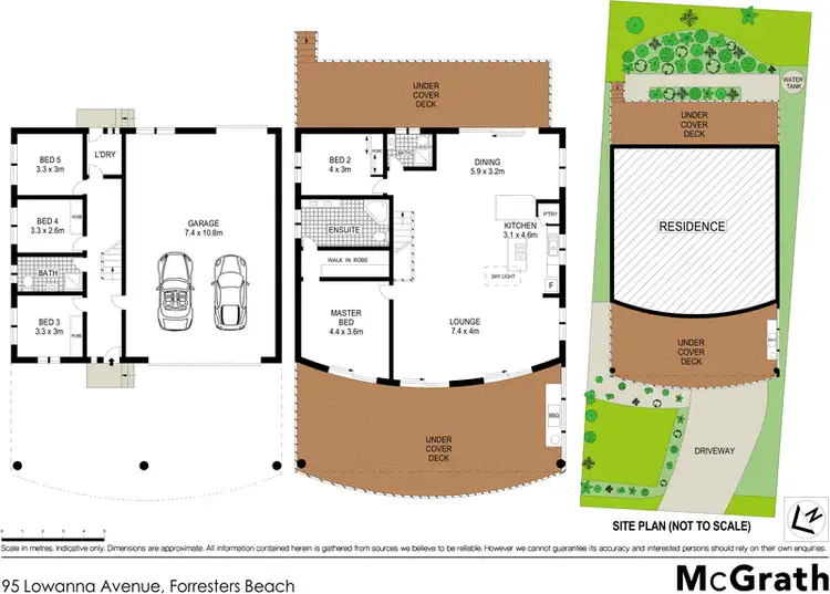 Floorplan of Homely house listing, 95 Lowanna Avenue, Forresters Beach NSW 2260