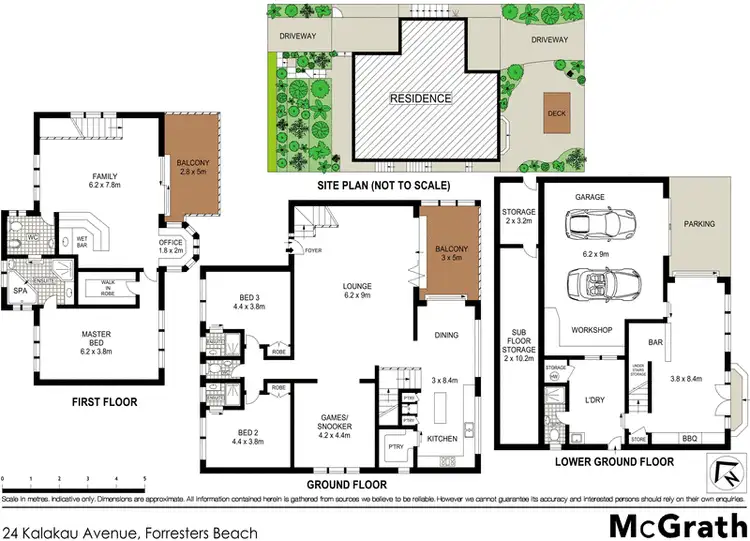 Floorplan of Homely house listing, 24 Kalakau Avenue, Forresters Beach NSW 2260