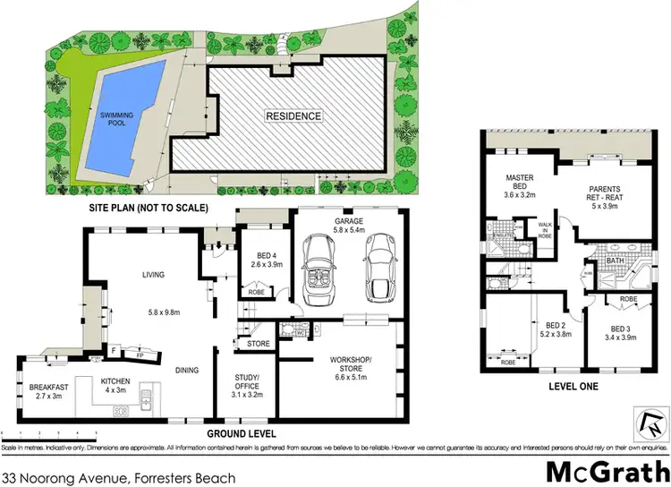 Floorplan of Homely house listing, 33 Noorong Avenue, Forresters Beach NSW 2260