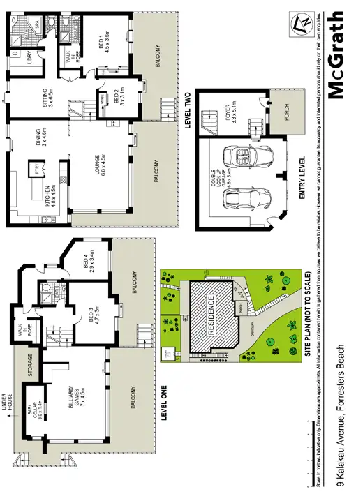 Floorplan of Homely house listing, 9 Kalakau Avenue, Forresters Beach NSW 2260