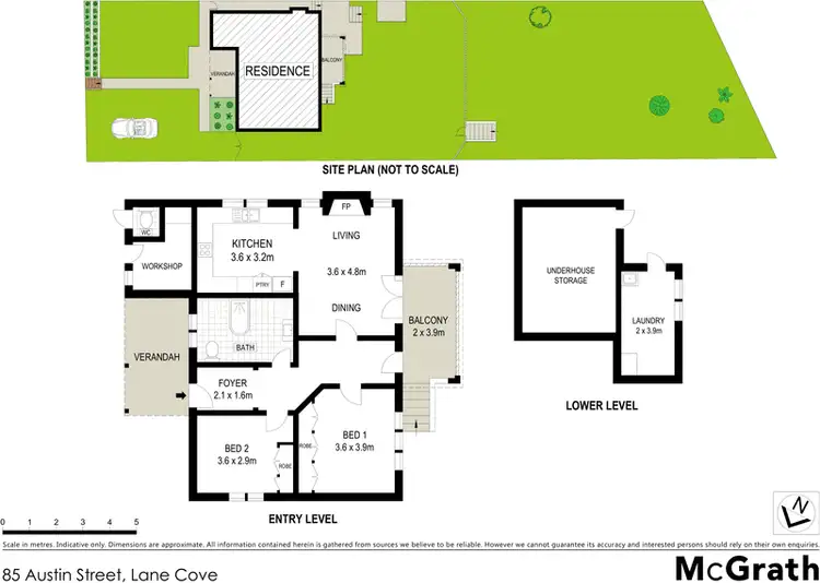 Floorplan of Homely house listing, 85 Austin Street, Lane Cove NSW 2066