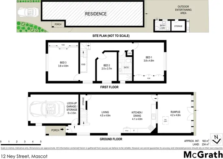 Floorplan of Homely house listing, 12 Ney Street, Mascot NSW 2020