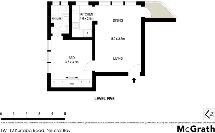 Floorplan of Homely apartment listing, 19/112 Kurraba Road, Neutral Bay NSW 2089