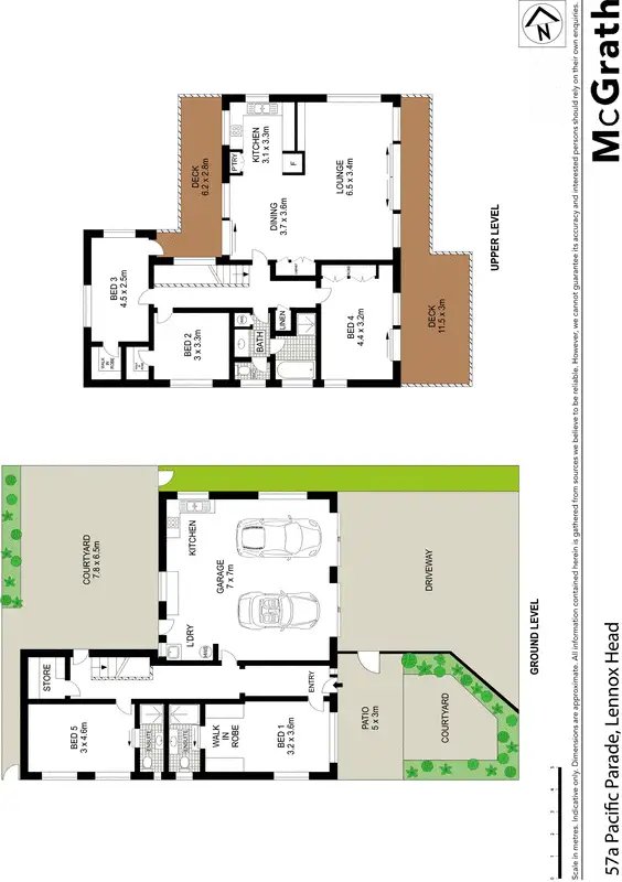 Floorplan of Homely house listing, 57A Pacific Parade, Lennox Head NSW 2478