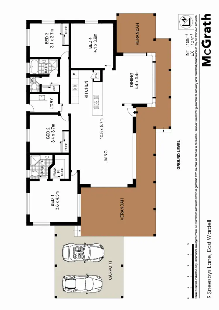 Floorplan of Homely house listing, 9 Sneesbys Lane, East Wardell NSW 2477