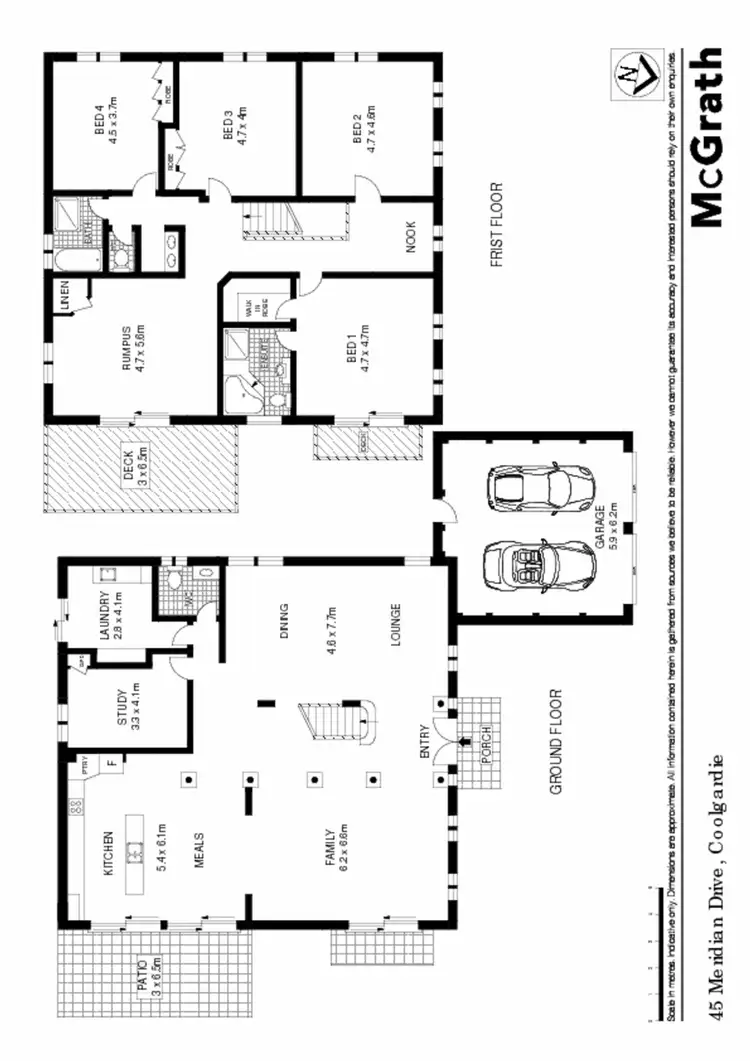 Floorplan of Homely rural property listing, 45 Meridian Drive, Coolgardie NSW 2478