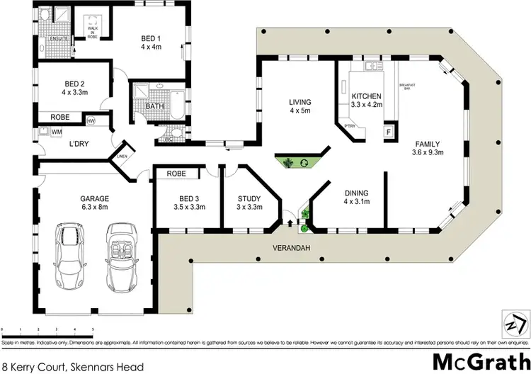 Floorplan of Homely house listing, 8 Kerry Court, Skennars Head NSW 2478