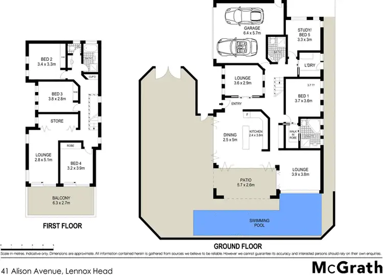 Floorplan of Homely house listing, 41 Alison Avenue, Lennox Head NSW 2478
