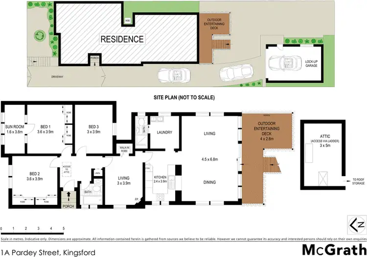 Floorplan of Homely house listing, 1A Pardey Street, Kingsford NSW 2032