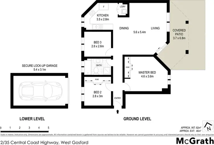 Floorplan of Homely apartment listing, 2/35 Central Coast Highway, West Gosford NSW 2250