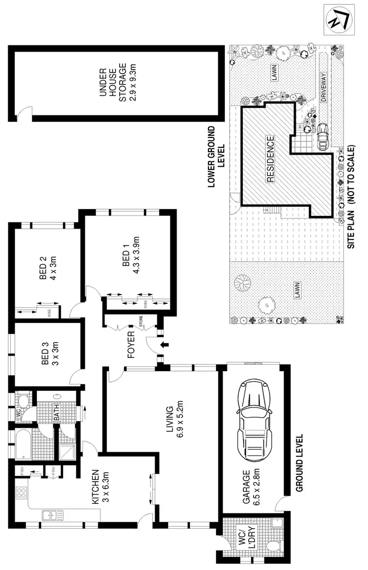 Floorplan of Homely house listing, 86 Princes Street, Ryde NSW 2112