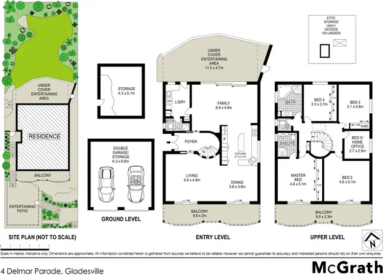 Floorplan of Homely house listing, 4 Delmar Parade, Gladesville NSW 2111