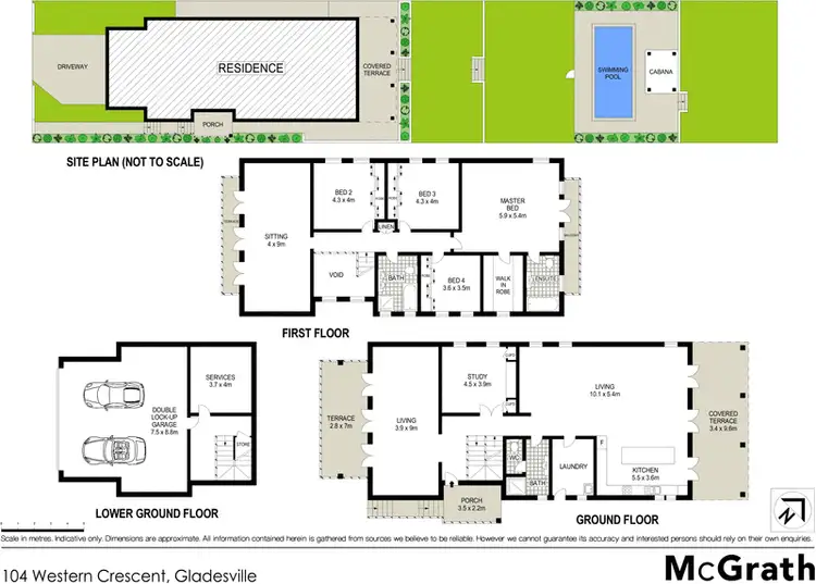 Floorplan of Homely house listing, 104 Western Crescent, Gladesville NSW 2111
