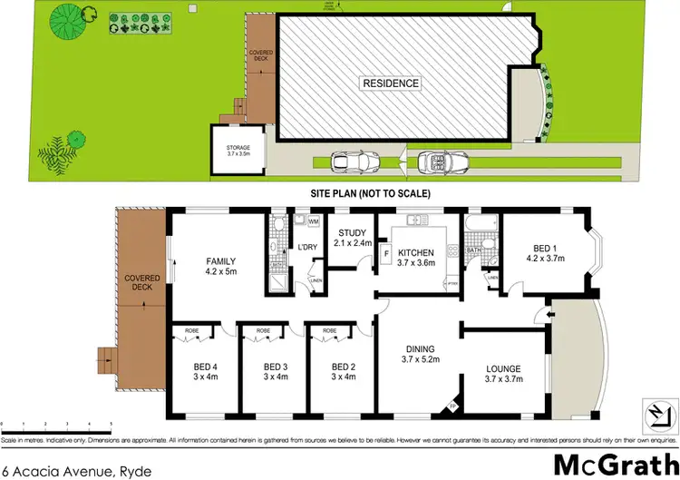 Floorplan of Homely house listing, 6 Acacia Avenue, Ryde NSW 2112