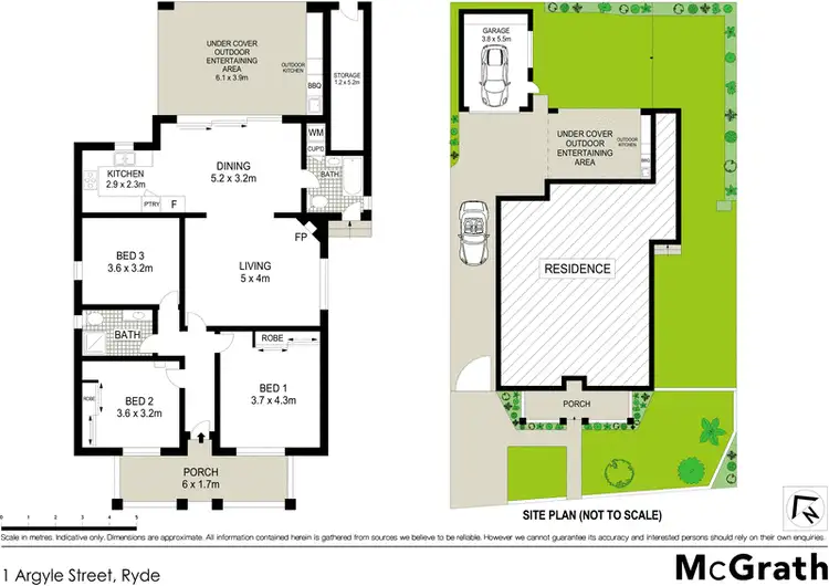 Floorplan of Homely house listing, 1 Argyle Avenue, Ryde NSW 2112