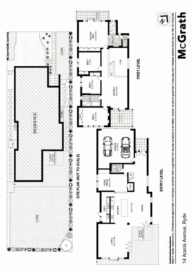 Floorplan of Homely house listing, 14 Acacia Avenue, Ryde NSW 2112