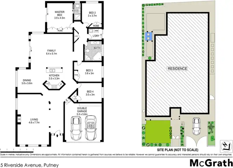 Floorplan of Homely house listing, 5 Riverside Avenue, Putney NSW 2112