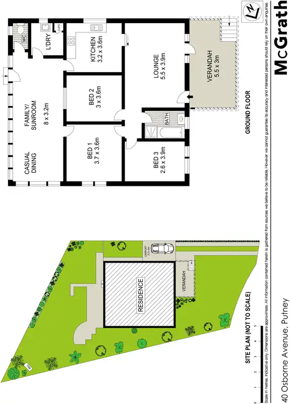 Floorplan of Homely house listing, 40 Osborne Avenue, Putney NSW 2112