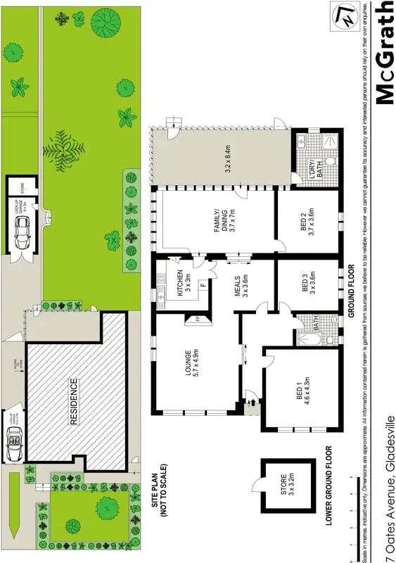 Floorplan of Homely house listing, 7 Oates Avenue, Gladesville NSW 2111