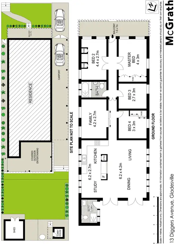 Floorplan of Homely house listing, 13 Diggers Avenue, Gladesville NSW 2111