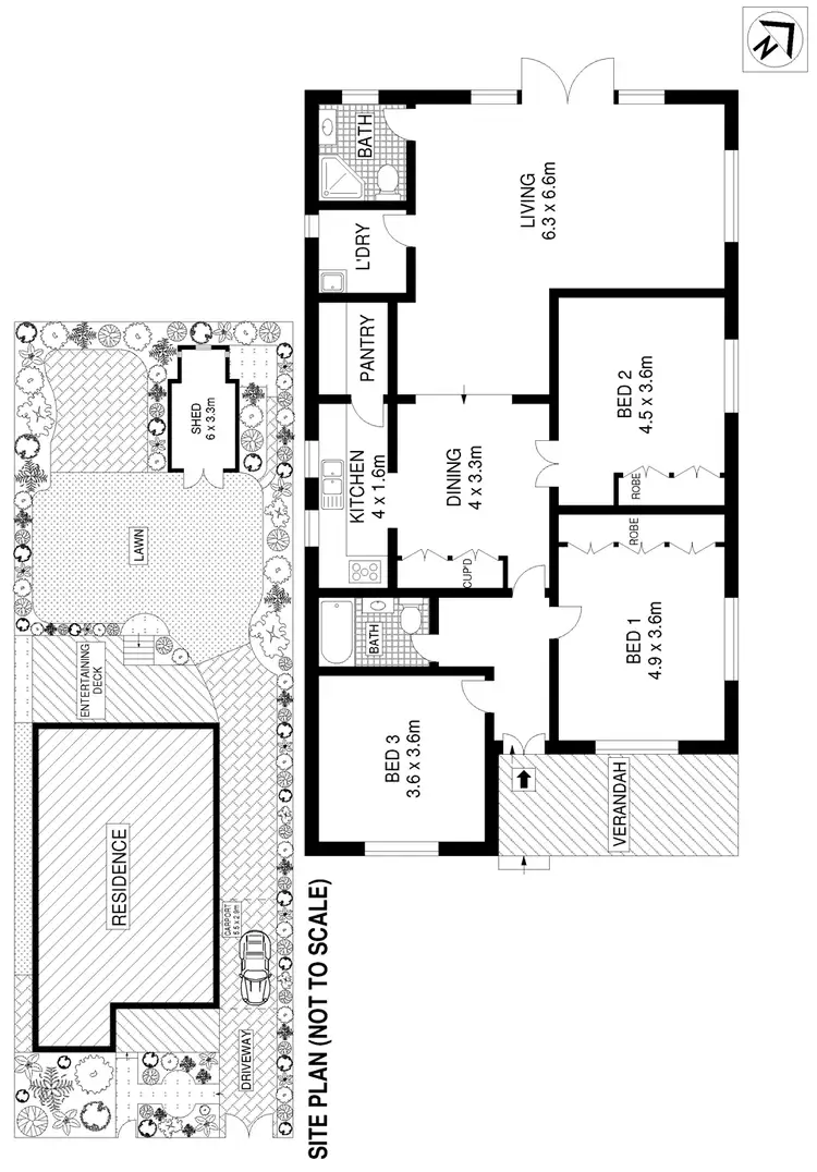 Floorplan of Homely house listing, 10 Prince Edward Street, Gladesville NSW 2111