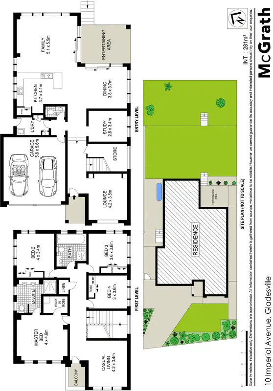 Floorplan of Homely house listing, 10 Imperial Avenue, Gladesville NSW 2111