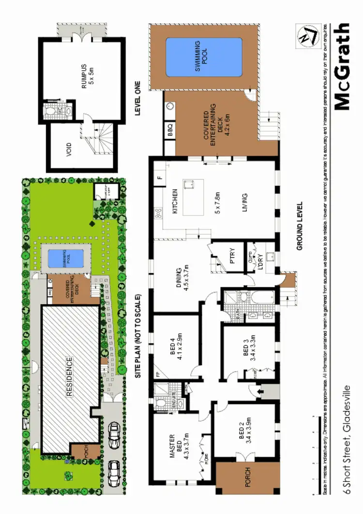 Floorplan of Homely house listing, 6 Short Street, Gladesville NSW 2111