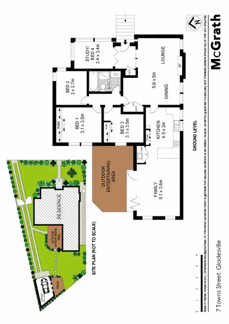 Floorplan of Homely house listing, 7 Towns Street, Gladesville NSW 2111