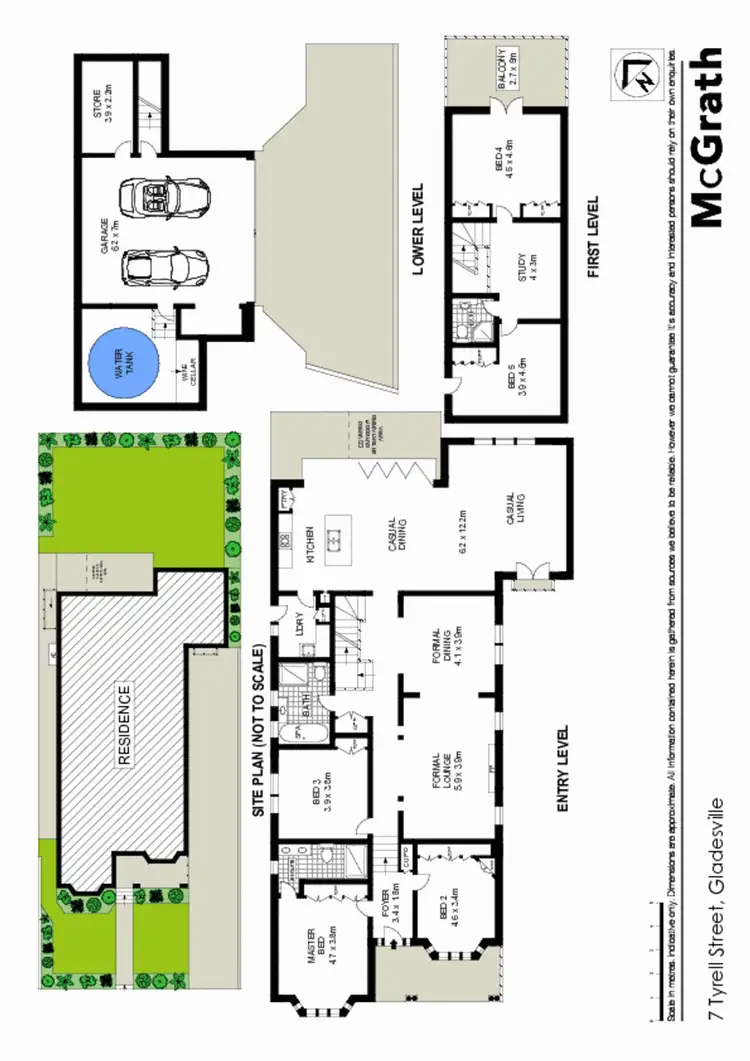 Floorplan of Homely house listing, 7 Tyrell Street, Gladesville NSW 2111
