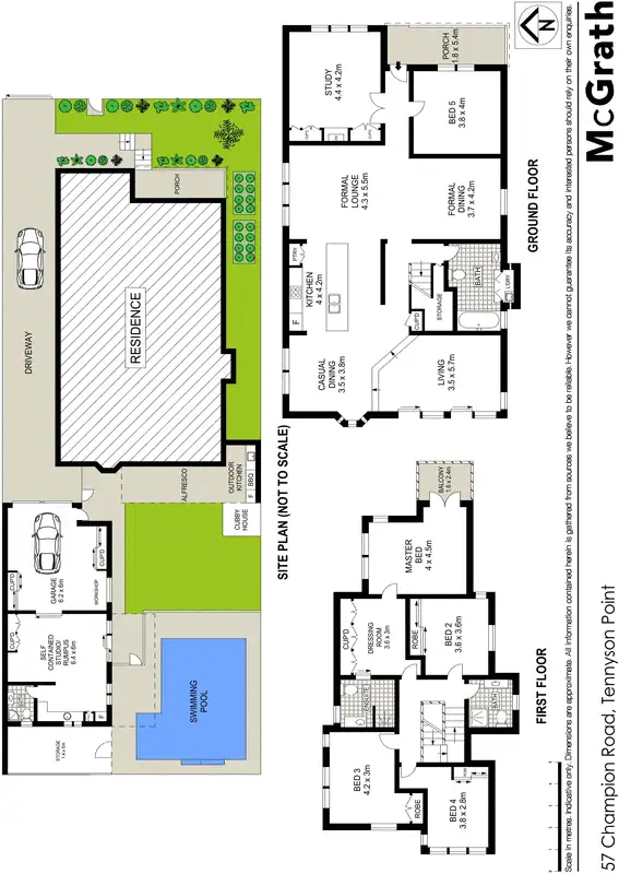 Floorplan of Homely house listing, 57 Champion Road, Tennyson Point NSW 2111