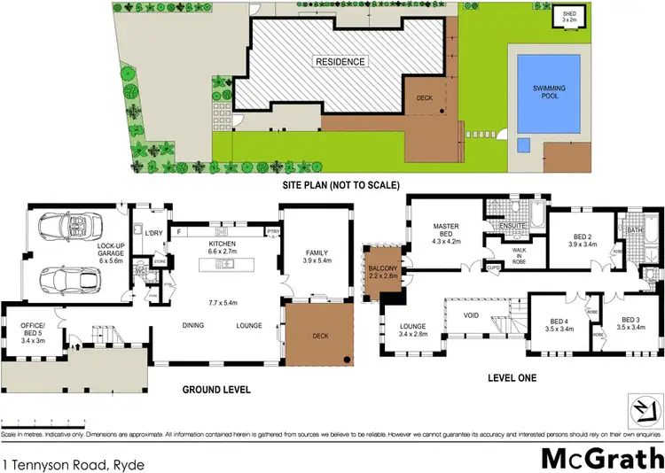 Floorplan of Homely house listing, 1 Tennyson Road, Ryde NSW 2112