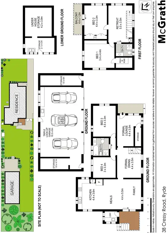 Floorplan of Homely house listing, 38 Cressy Road, Ryde NSW 2112