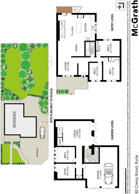 Floorplan of Homely house listing, 82 Cressy Road, Ryde NSW 2112