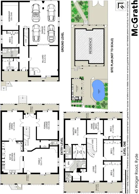 Floorplan of Homely house listing, 45 Wolger Road, Ryde NSW 2112