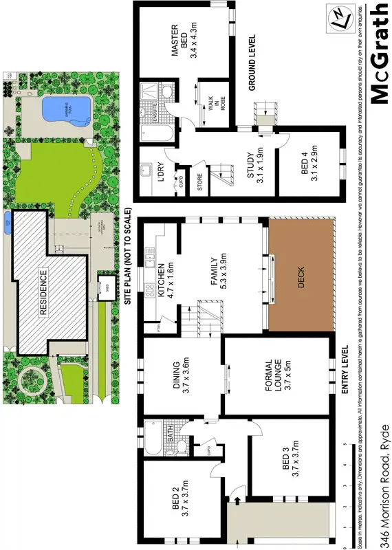 Floorplan of Homely house listing, 346 Morrison Road, Ryde NSW 2112