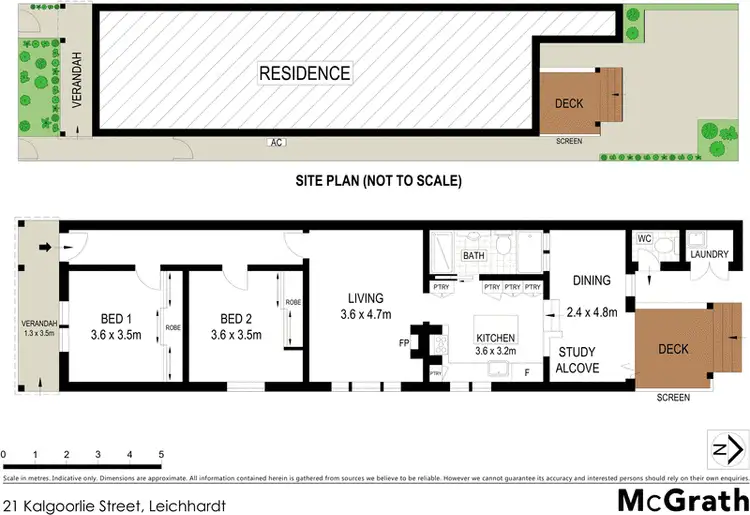 Floorplan of Homely house listing, 21 Kalgoorlie Street, Leichhardt NSW 2040