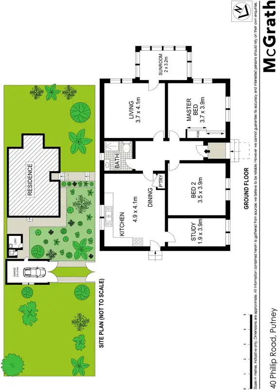 Floorplan of Homely house listing, 40 Phillip Road, Putney NSW 2112