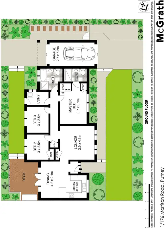 Floorplan of Homely house listing, 1/176 Morrison Road, Putney NSW 2112
