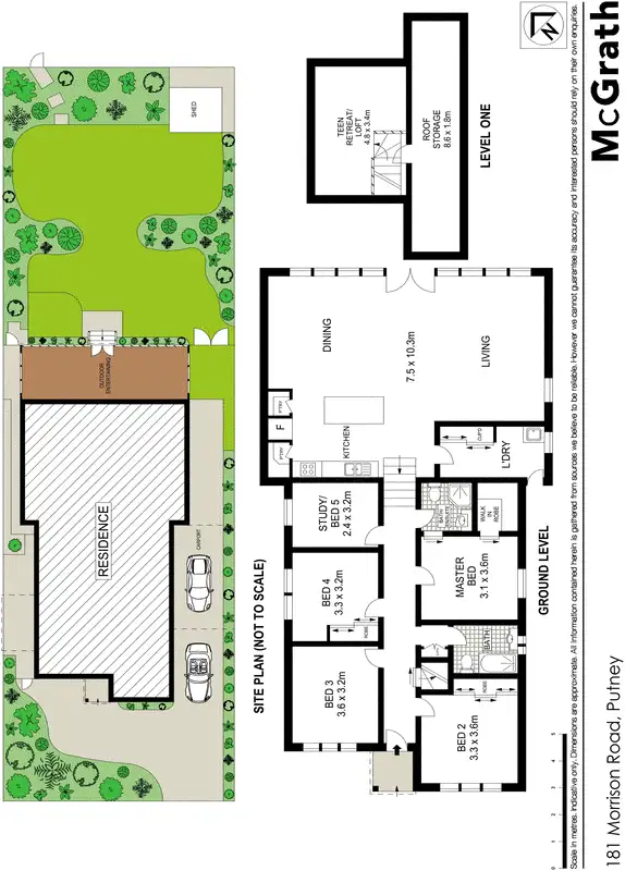 Floorplan of Homely house listing, 181 Morrison Road, Putney NSW 2112