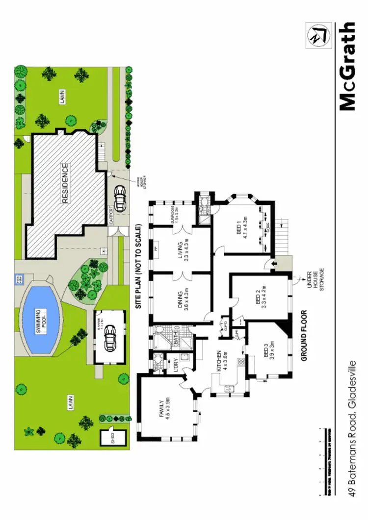 Floorplan of Homely house listing, 49 Batemans Road, Gladesville NSW 2111